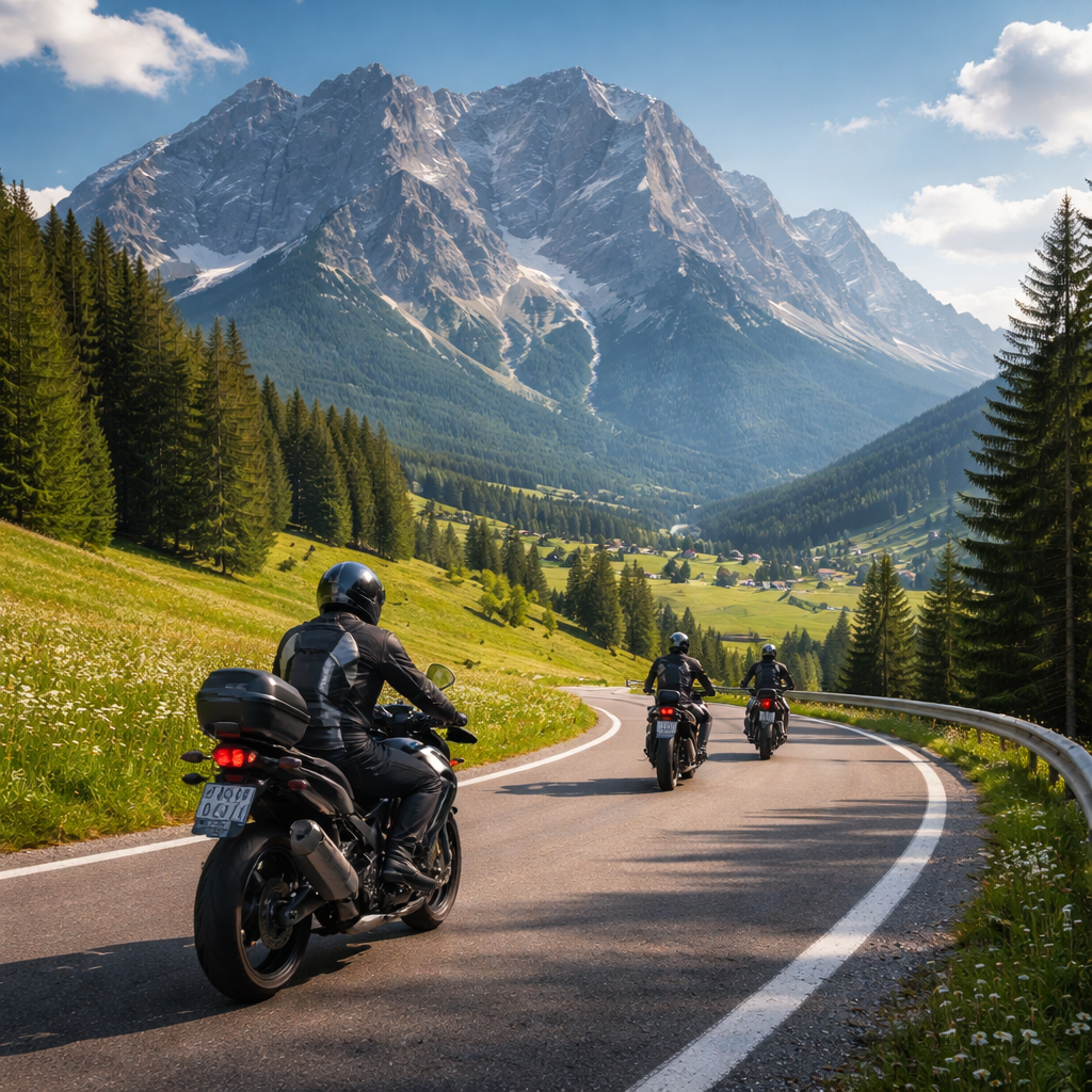 Motorradurlaub Österreich in der Tiroler Zugspitz Arena